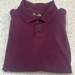 NWOT-POLO- CRANBERRY PRIMA COTTON 100%. SIZE MEDIUM
